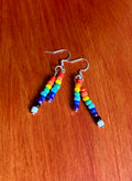 Rainbow Bright Beaded Dangles