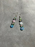 Millefiori flower dangles