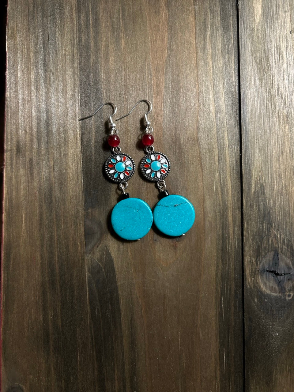 Southwest-Inspired Circle Dangles