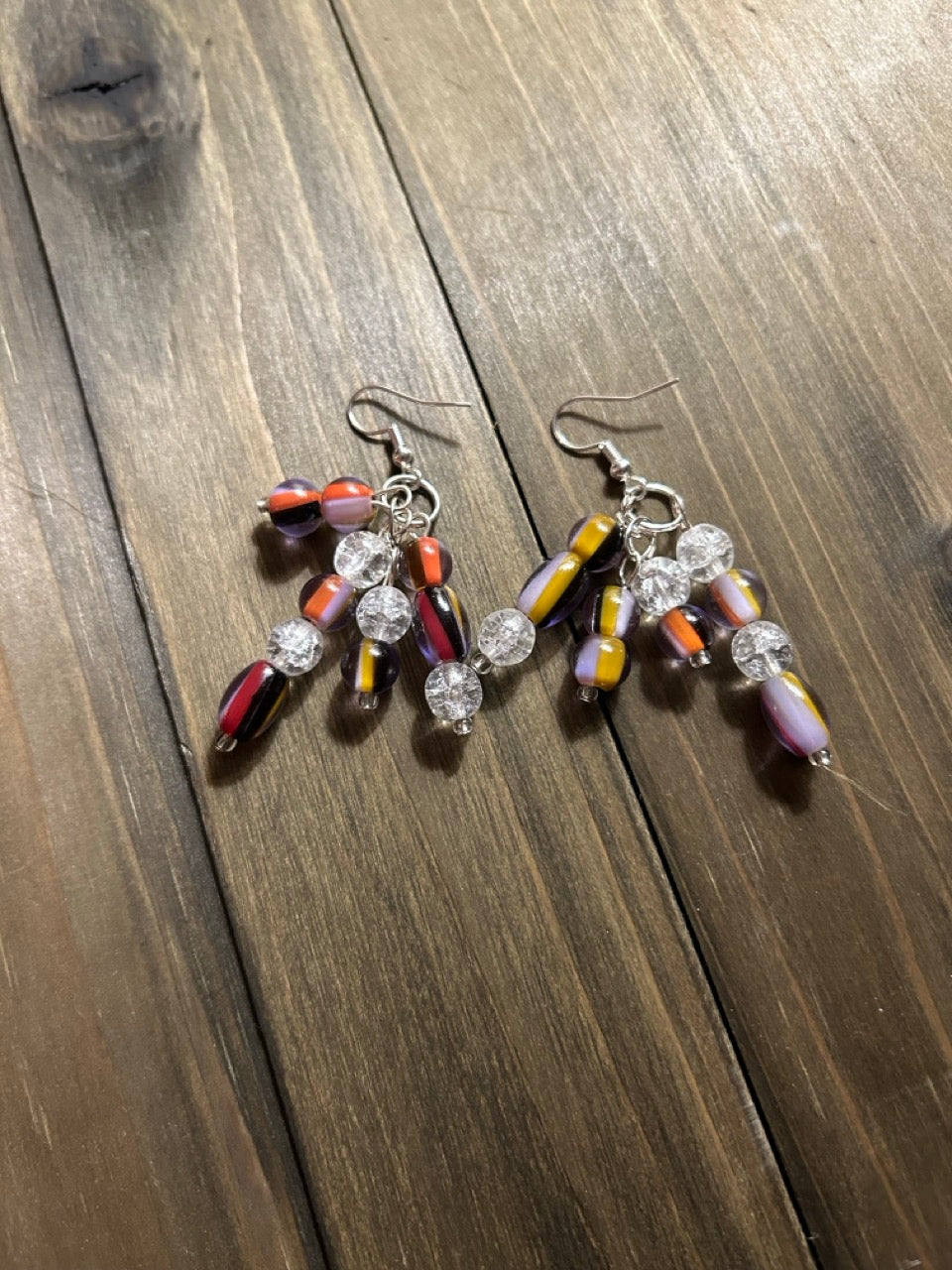 VIntage bead tripod dangles